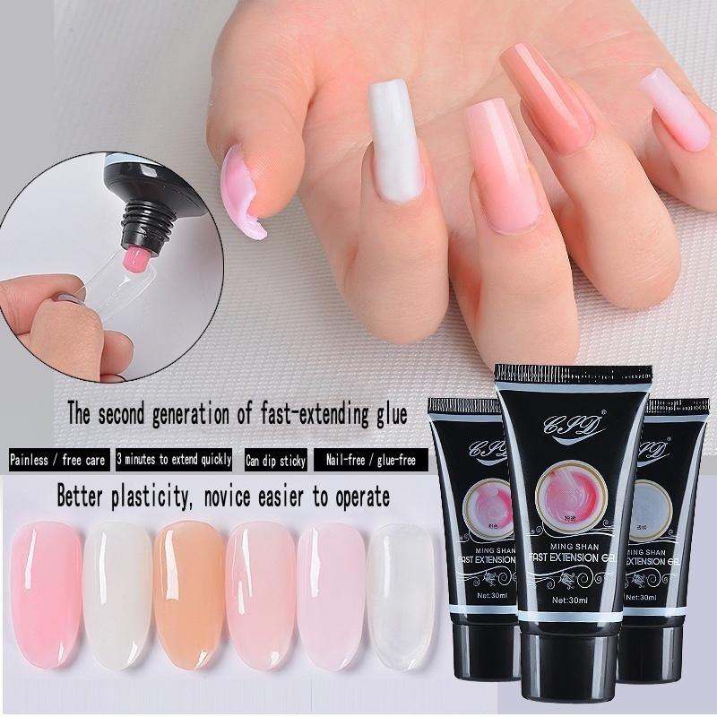 

Высококачественный быстрый наращивание ногтей поли гель твердый желе строительный гель УФ замачиваемый маникюрные инструменты white