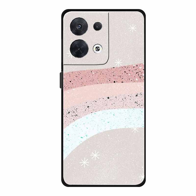 For Oppo Reno 8 5G Case Luxury Soft Silicone Love Back Cover for OPPO Reno8 Pro + Plus Coque Reno 8 Pro 5G Global CPH2359 Funda