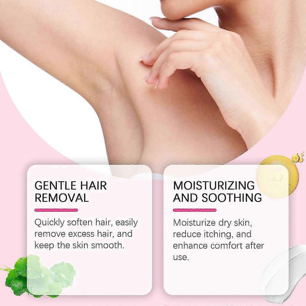 Gentle Hair Removal Cream for Sensitive Skin - Soothes, Moisturizes & Softens - Fast & Easy Hair Removal for Armpits, Legs & Body - 100g