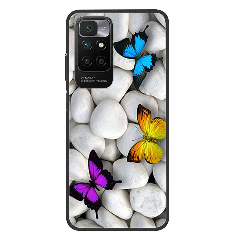 Für Xiaomi Redmi 10 Hülle Stoßfest Weiches Silikon TPU Rückabdeckung Für Xiaomi Redmi10 Handyhüllen Redmi 10 Prime 2022 Süße Cartoon