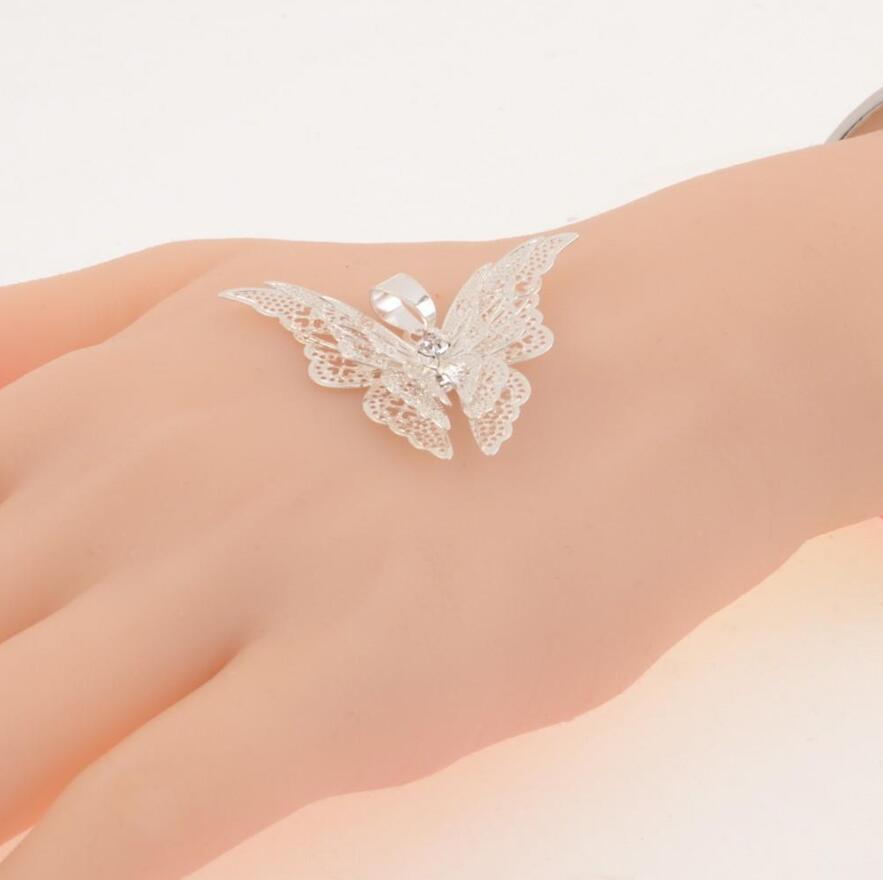 Women's Jewelry Butterfly Pendant Necklace Lovely Butterfly Pendant Chain Necklace Jewelry