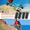 PU Leather Zippered Shoelace Inserts Waterproof Leather Zippered Shoelace Easy Installation for Hiking Boot Enhancement