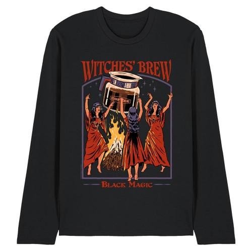 Steven Rhodes Unisex Adult Witche´s Brew Long-Sleeved T-Shirt