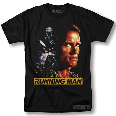 The Running Man Shirt Movie Arnold Schwarzenegger Vintage Graphic Design T-Shirt Unisex T-Shirt