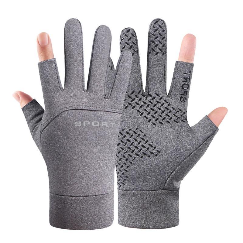 Windproof, Waterproof and Velvet Thermal Gloves, Cold-proof Cycling In Autumn and Winter, Full-finger Takeaway Men's and Women's Handsome Gloves