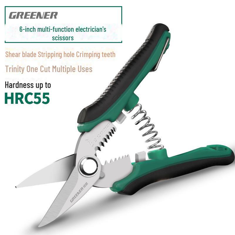 

Многофункциональные плоскогубцы Green Forest 9-в-1 для зачистки и резки проводов для электриков