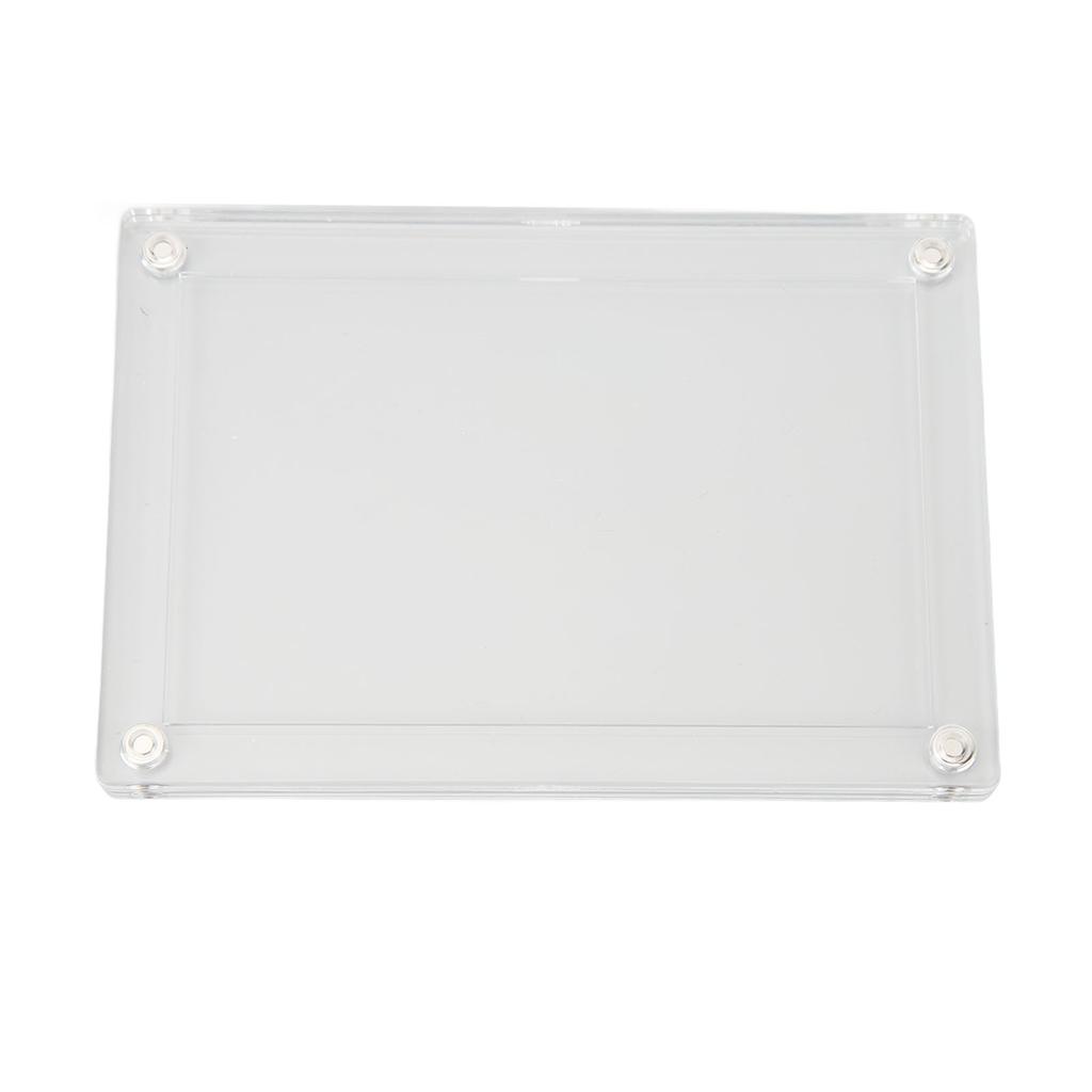 Refrigerator Photo Frames Acrylic Magnetic Double Sided Transparent Fridge Picture Display Frame