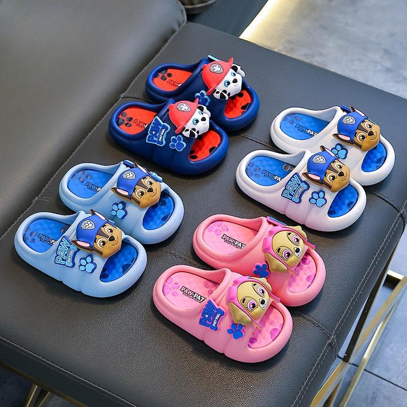 Cartoon Flip-flops for Boys, Girls - Anti-slip Soft-soled Home Shoes