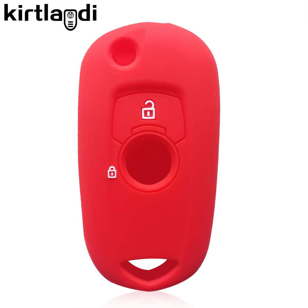 Silicone Key Case Remote Skin Car Key Cover for Opel Vauxhall Astra K Corsa E 2015-2019 2 Button Key Holder Keychain Accessories