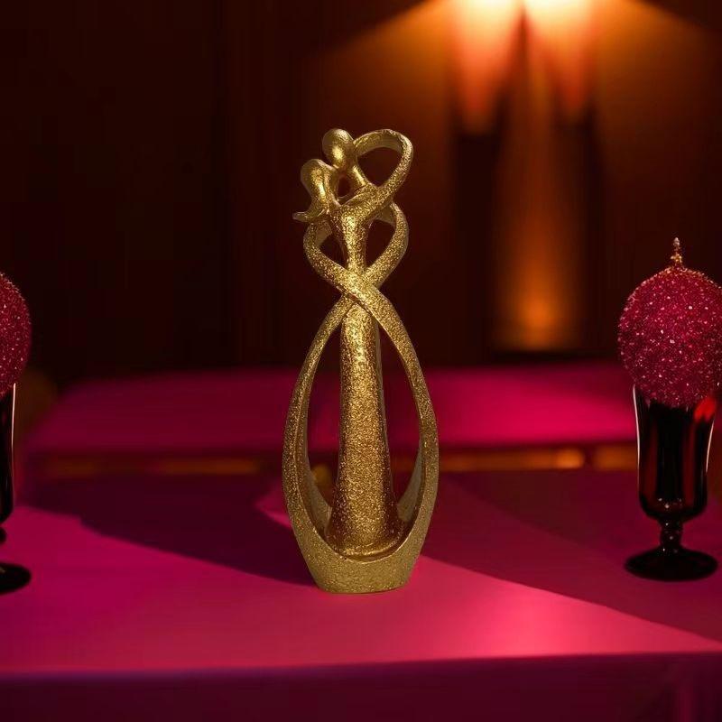 Modern Resin Abstract Figures: Creative Home Décor Ornaments for Living Room