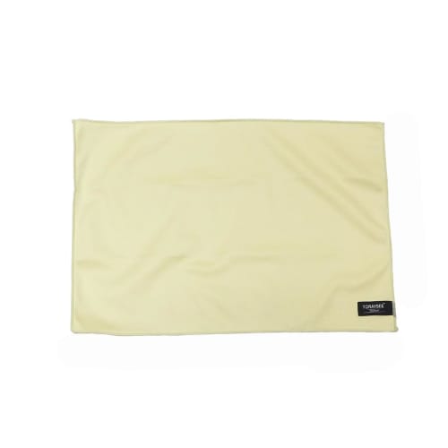 Toray (TORAY) Toraysee Cleaning Cloth, Thick, Absorbent, Quick-Drying, for Eyeglasses, LCD, and Smartphone Cleaning, 28cm x 19cm, Made in Japan, Yello