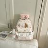 Schoolbag Japanese soft girl rabbit backpack full of printed strawberry cake embroidered backpack bow lace lace school bag