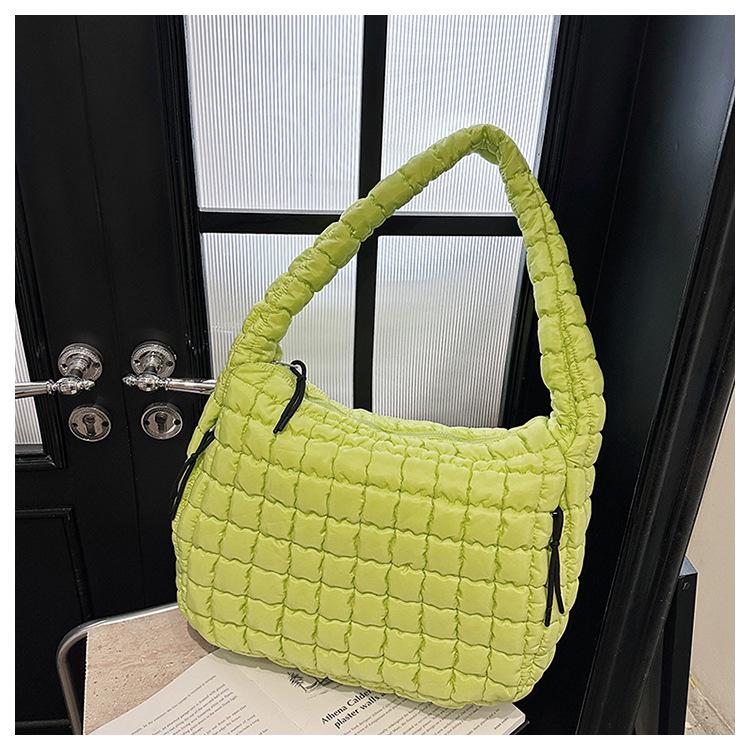 Pleated Cloud Bag 2025: Large Cotton Tote, Korean Style Crossbody & Shoulder Bag