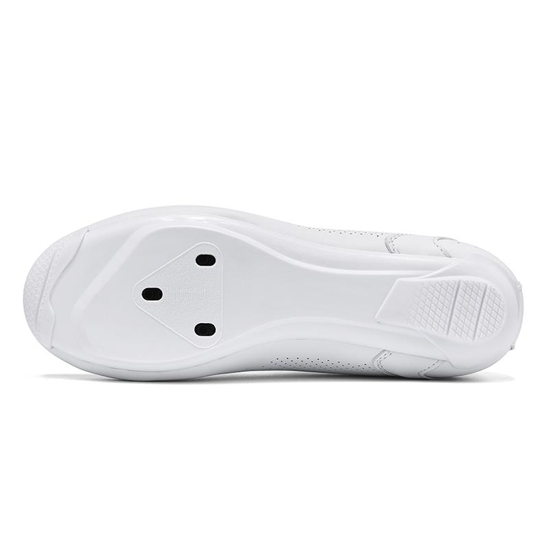 Professial Racing Cycling Sports Shoes Men Road Cycling Shoes Lightweight Breathable SPD Lock Shoes Unisex Cycling Shoes White