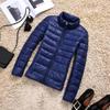 90% Ultra-light Plus Size Thin Down Jacket Women 2020 Autumn