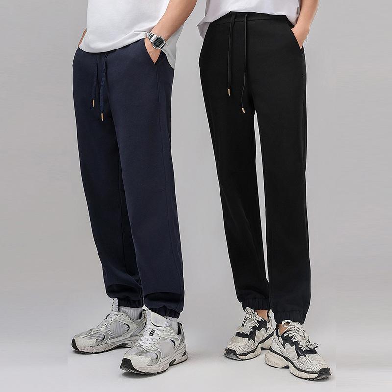 Damen Herbst Winter Lockere Lässige Bequeme Jogginghose Kordelzughose mit Taschen Bündel Fußhose