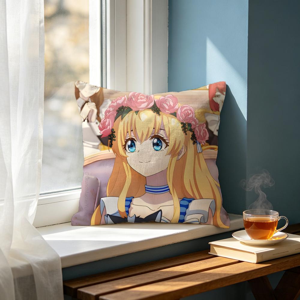 TThe Fated Magical Princess Who Made Me a Princessed Cushion Cover Cushion Cover Set Pcs X X X Pillowcas Decorative