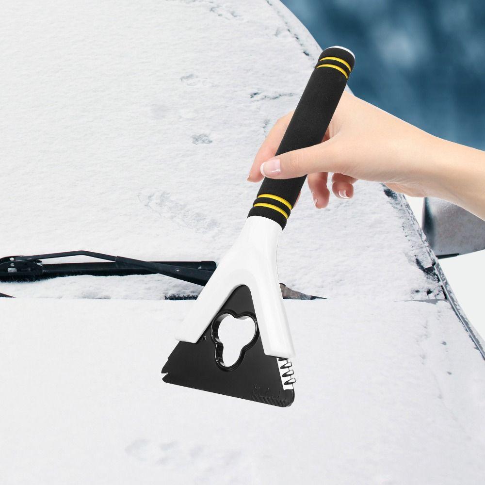 Ergonomic Handle Ice Scraper Comfortable Grip Car Snow Removal Tool Compact Snow Shovel Winter Use