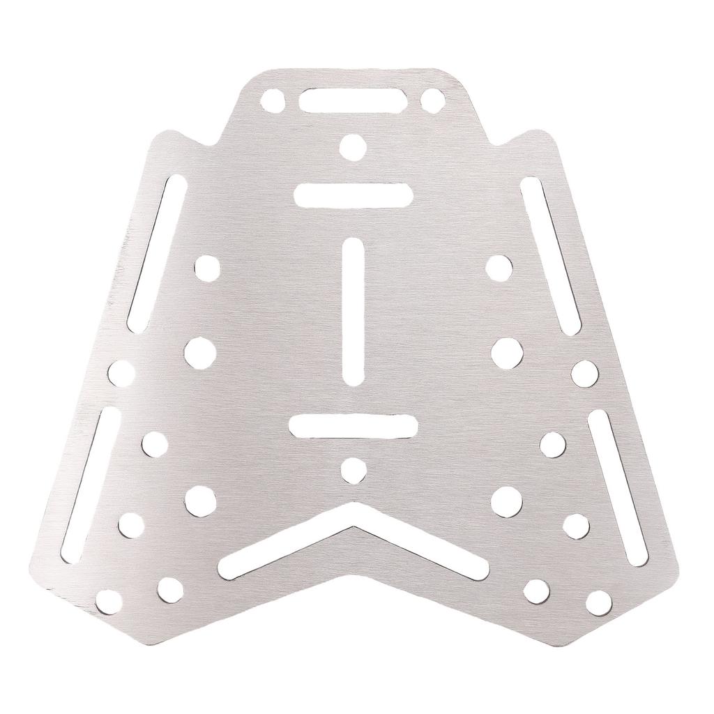 Motorcycle Rear Luggage Rack Stainless Steel Tail Storage Rack Top Box Holder Support Bracket Replacement for Zontes