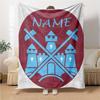 Custom Name FC Ingolstadt Team Crest blanket for Couch & Bed, Plush Cozy Fuzzy Blanket Super Soft & Warm Blankets for Fall and Winter. 0908277