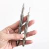 2pc Spring-Loaded Center Punch Set, Dual-Ended, High Carbon Steel, Non-Electric, Handheld Pin Punch Tools, Narrow Space Door Hinge Pin Removal