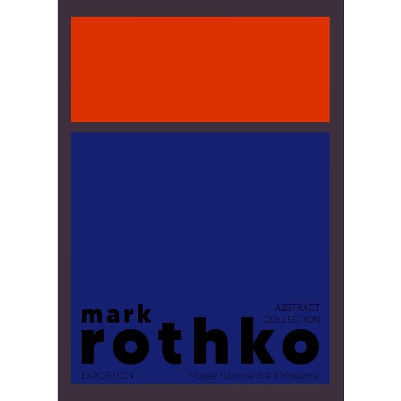 Mark Rothko Exhibition Abstract Posters and Prints Canvas Painting Minimalist Wall Art Pictures for Living Room Home Decor