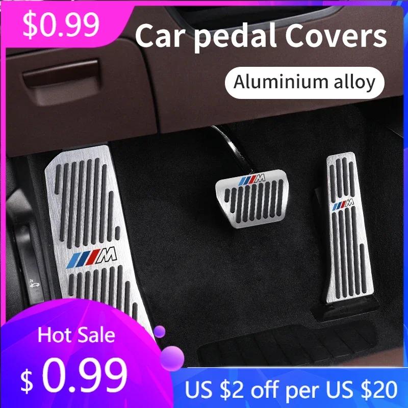 New Foot Rest Fuel Brake Gas Pedal Pads Covers For BMW 3 5 series E39 E46 E87 E90 E91 F10 F30 F20 F25 F01 X5 X3 M4 Car Acce