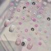 Tomoni Jell-O Funny Pink Cat Paws Nail Art Stickers