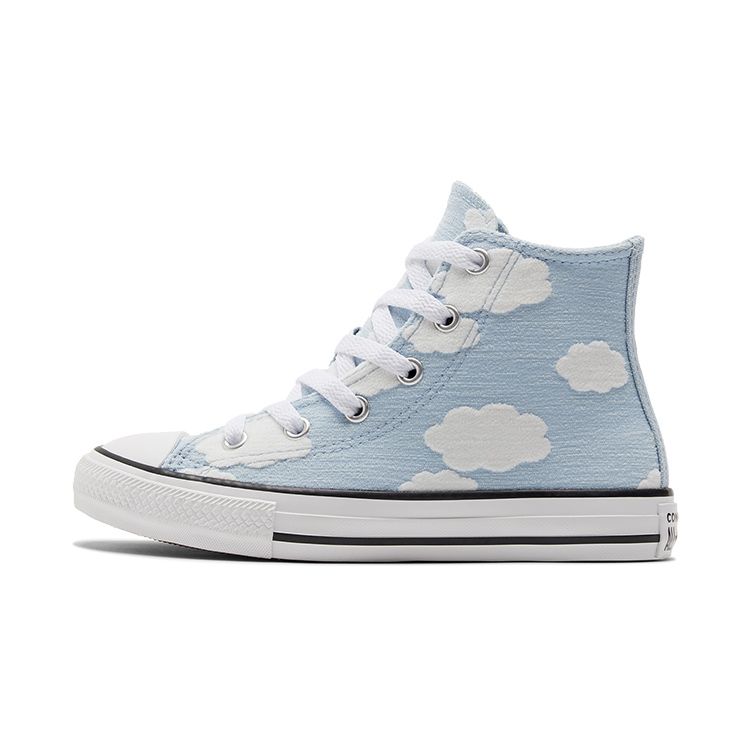 Converse Chuck Taylor All Star High Top Kids Canvas Shoes Kids Sneakers Blue A04342C