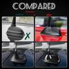 AIRSPEED Shark Fin Antenna Cover for Mini Cooper R55/R56, Waterproof Protective Layer, Carbon Fiber Look Car Decoration (Black)