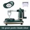 3-in-1Hand-cranked Rotating Fruit/Vegetable Peeler Stainless Steel Blades Apple Cutter Household Peeling Machine Kitchen Gadgets
