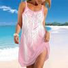 Women's Beach Dress Mini Dress Print Casual Modern Dress Sleeveless Loose Fit Outdoor Daily Summer
