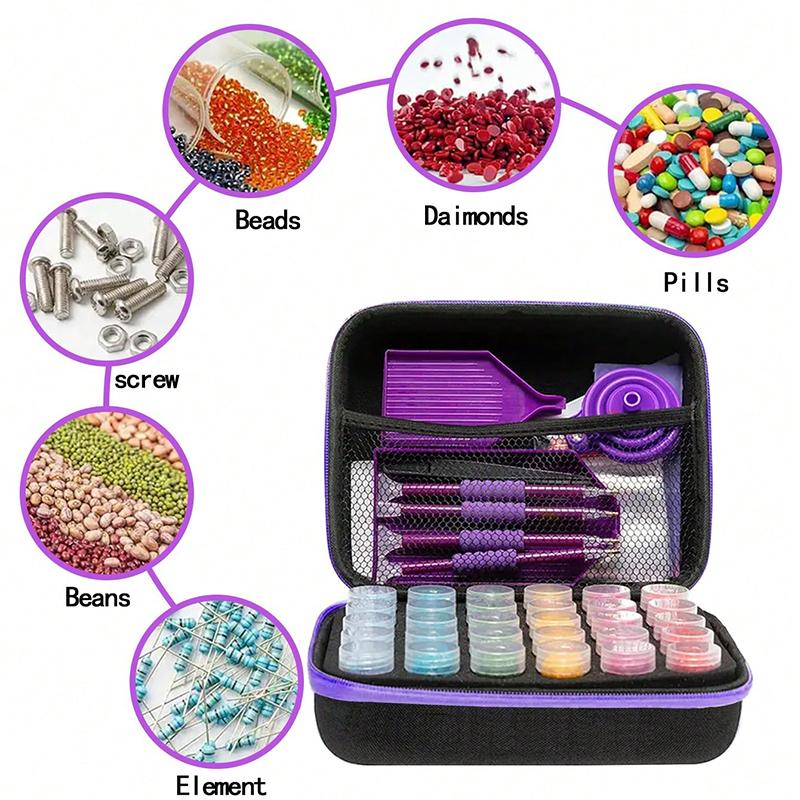 30 Tank Diamond Art Painting Storage Kit, Sewing Kit, Complete Set of Diamond Painting Tools, Diamond Art Painting Lovers