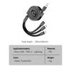 3 In 1 Phone Data Cable Multi Port Multiple Charging Wire Accessory For Mazda 3 6 CX5 2 CX3 CX9 MX5 RX8 Axela Demio Atenza MS