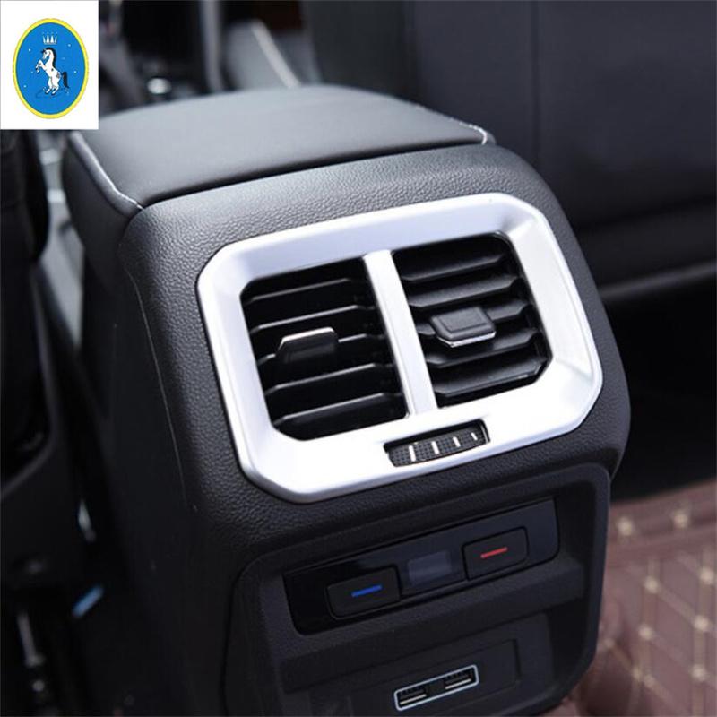 Matte Head Lights Lamp / AC Air Outlet / Water Cup Holder Cover Trim For VW Volkswagen Tharu / Taos 2018 - Car Accessories