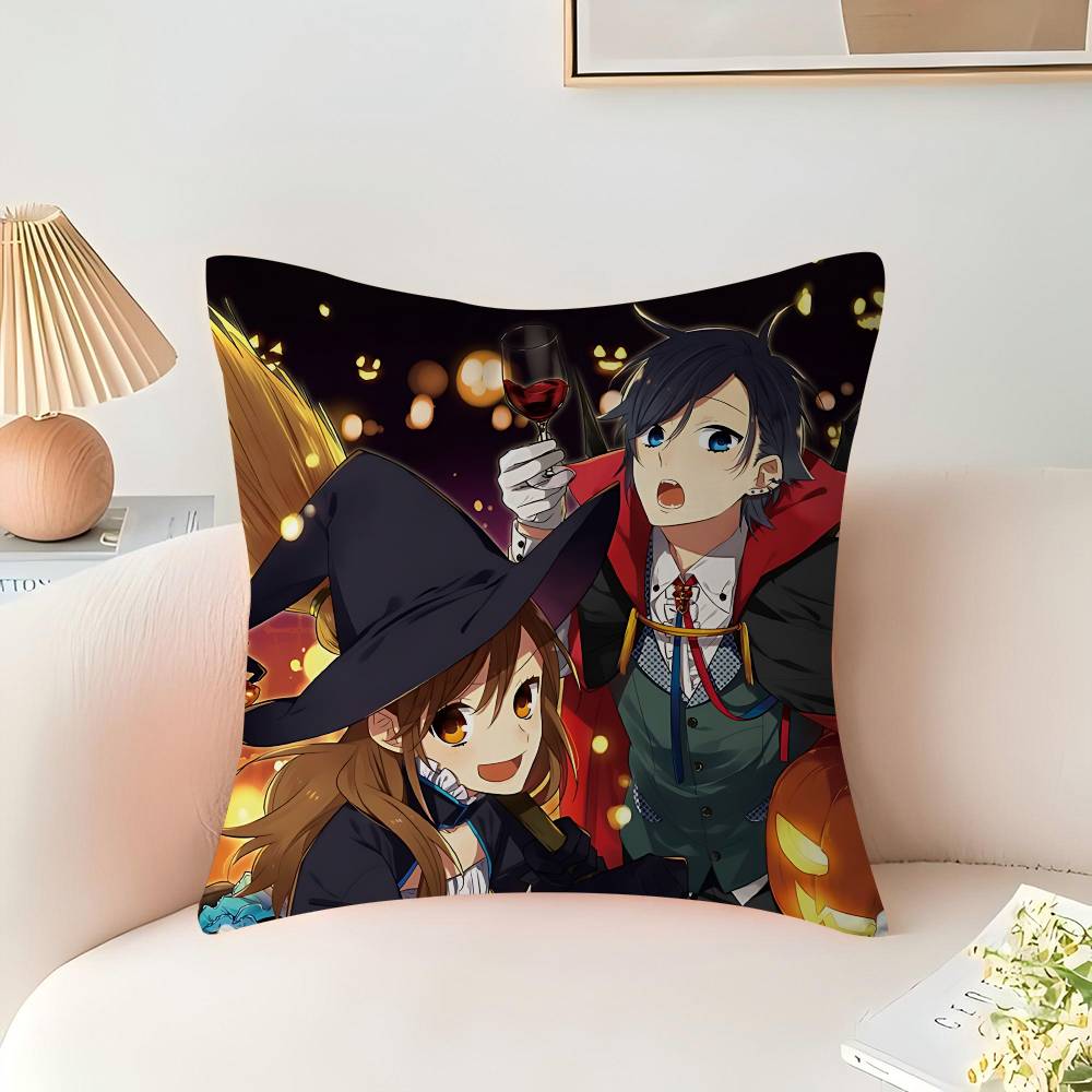 Аниме H-Horimiya Наволочка Дюймы Фермерский Декор Домашние Наволочки для Диванных Украшений 16x16Inch