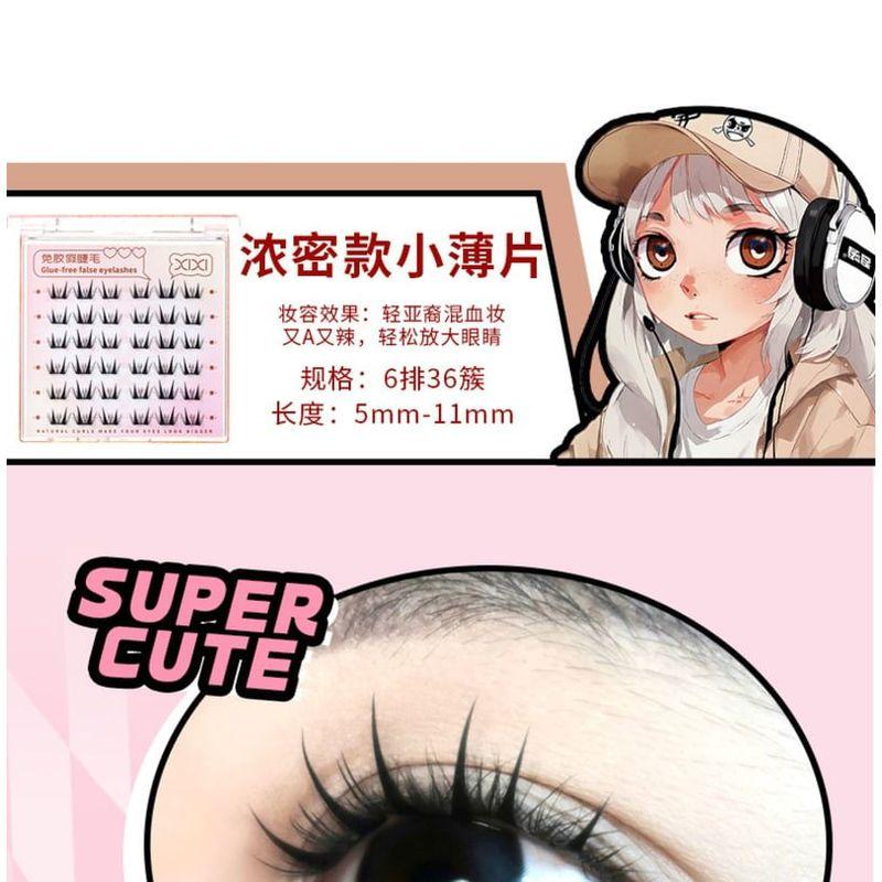 xixi - Glue-free False Eyelashes - Dense