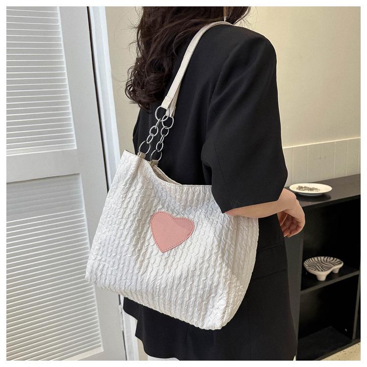 Torebka Jednoramienna w Kształcie Serca: 2025 Modna, o dużej pojemności, wszechstronna torba damska na co dzień i do dojazdów do pracy