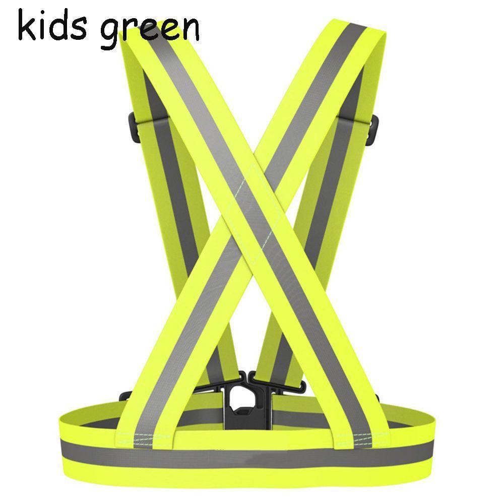Running  Light weight Security Flexible Safety Stripes High Visibility Reflective Vest Stripes Jacket