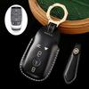 Suitable for 2025 Mercedes-Benz McBach S400 GLS350 Handmade Cowhide High-End Car Key Cover keychain car key case