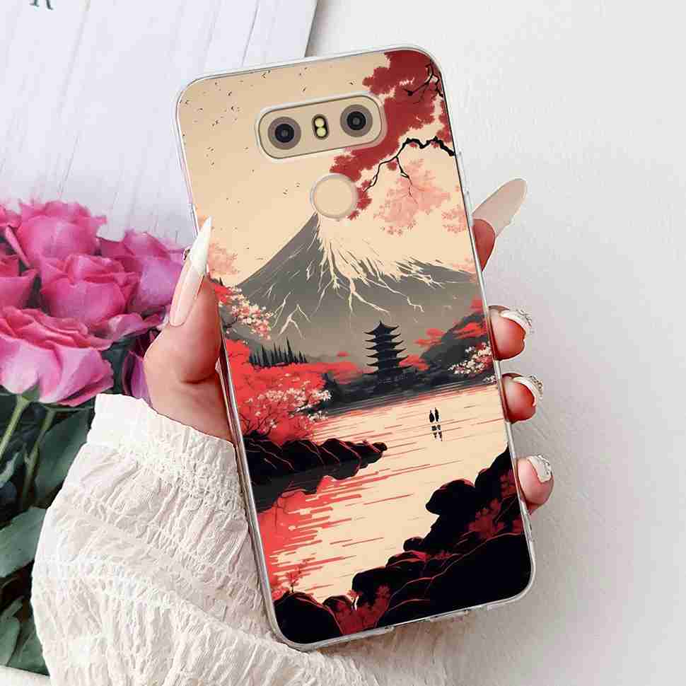 Para LG G6+ 5.7" Funda Diseño de Moda Patrones Silicona Suave TPU Cubierta Para LG G6+Plus LG G6 H870 H873 Fundas de Teléfono Resistentes a Golpes