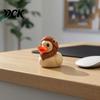 Fashion Enthusiast Gifts Cute Lion Duck Figurine, 3D Printed Desktop Ornament, Creative Environmentally Friendly Pla Figures Animal Statue for