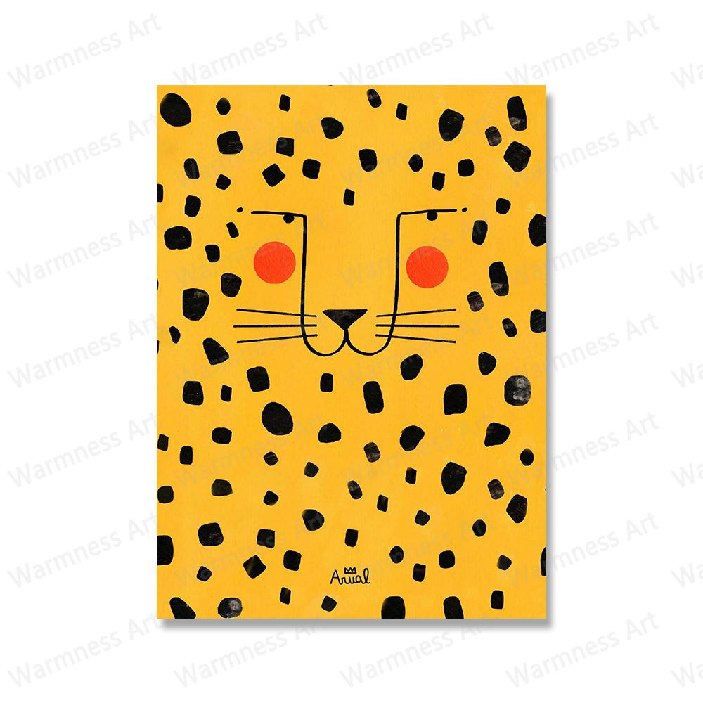 Tropical Jungle Plant Tiger Leopard Camel Wall Art Canvas Painting Girl Palm Grove of Marrakesh Poster Print Pictures Home Decor