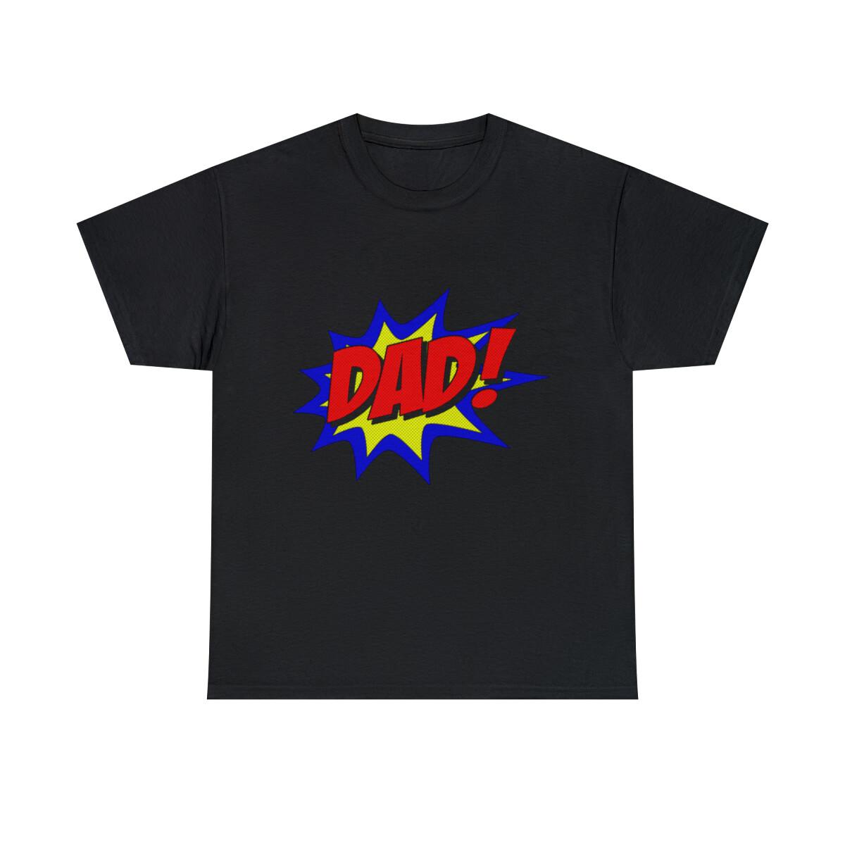 Superhero Dad Graphic Tee Shirt, S-5XL XXL