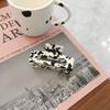 Acetate Korean Fashionable Hair Clip For Women With Elegant Square Design In Colors Multiple