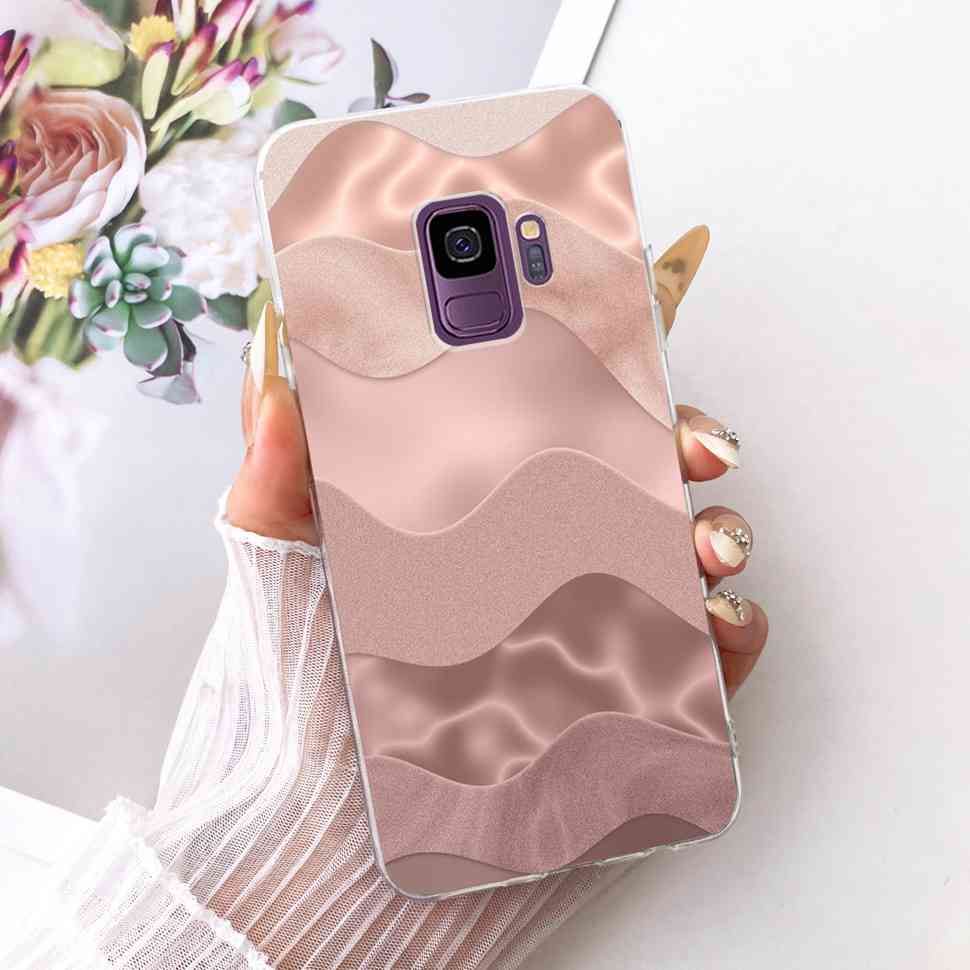 Protective Cases For Samsung Galaxy S9 Plus Soft Silicone Back Cover For Samsung S9Plus S9+ Summer Fresh Butterfly Shell Capa