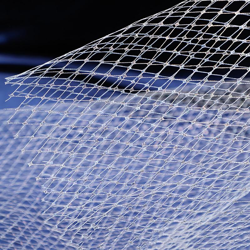 100x200cm Hard Mesh Yarn Fabric Transparent Hollow Out Mesh Veil Styling Designer Fabric DIY Headdress Hat Sewing Material