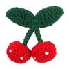 Embroidery Patches Colorful Cherry Pattern Appliques Adhesive Backing Patches for Clothing and Accessories