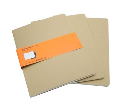 Moleskine Notebook Cahier Journal Ruled QP421 XL Kraft
