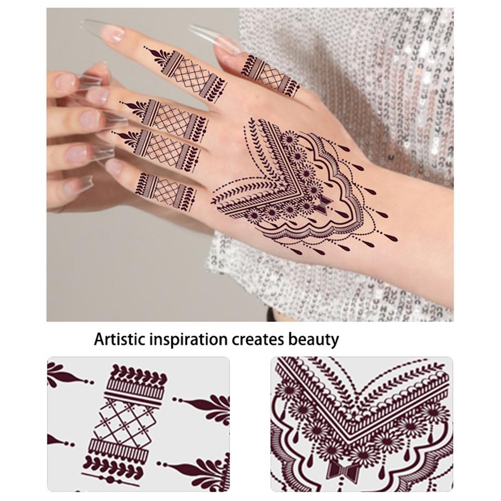 Temporary Tattoos Henna Tattoo For Fashion Accessory Women Hand And Foot Decor